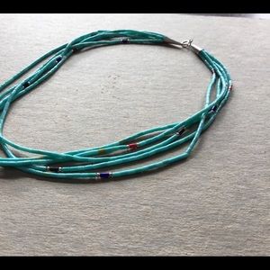 Silpada  new 6 strand turquoise necklace